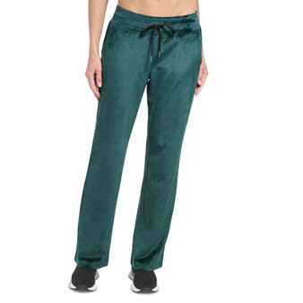 Women's Platinum Velour Logo Pull-On Pants