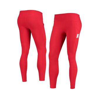 Women's Scarlet Nebraska Huskers Pocketed Leggings