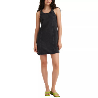 Women's Alyssa Denim Scoop Shift Jumper Dress