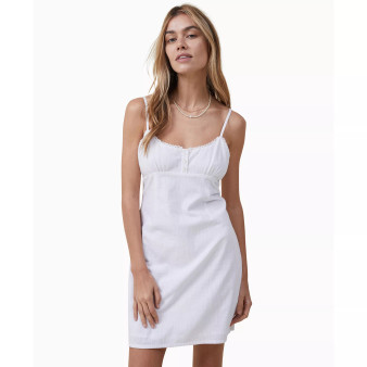 Women's Cooper Lace Trim Mini Dress
