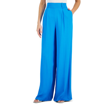 Women's Logo-Waist Wide Leg Pants