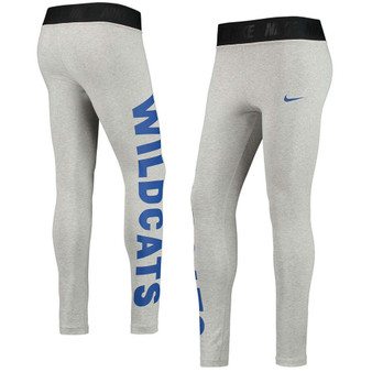 Women's Heathered Gray Kentucky Wildcats High-Waisted Tri-Blend Leggings