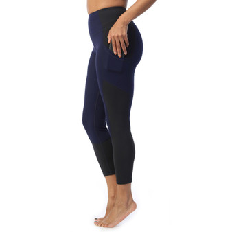 High Waist 7/8 Length Pocket Compression Leggings