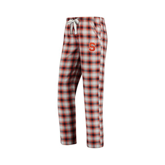 Women's Navy, Orange Syracuse Orange Plus Size Forge Flannel Pants