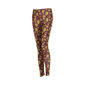 Women's Maroon Arizona State Sun Devils Stacked Mascot Leggings