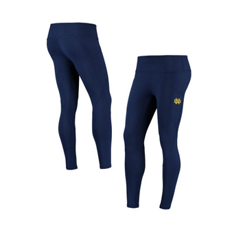 Women's Navy Notre Dame Fighting Irish Pocketed Leggings