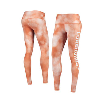 Women's Texas Orange Texas Longhorns Cloud Dye Mist Leggings