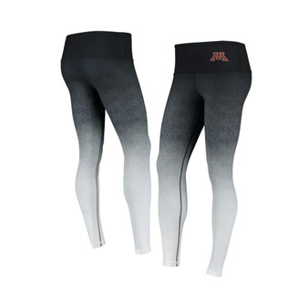 Women's Black, White Minnesota Golden Gophers Geometric Print Ombre Leggings