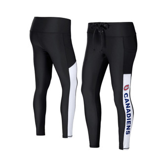 Women's Black Montreal Canadiens Leggings