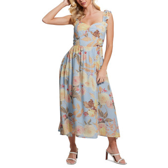 Women's Susanna Floral-Print Sleeveless Midi Dress