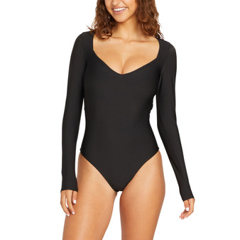 Juniors' Simply Seamless Open-Back Swimsuit