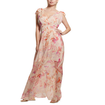 Women's Venus Smocked Floral-Print Maxi Dress