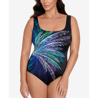 Women's Firework Print One-Piece Swimsuit, Created for Macy's