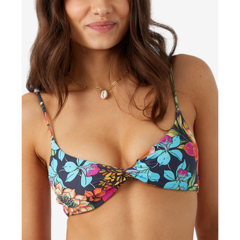 Juniors' Reina Tropical Malibu Bikini Top