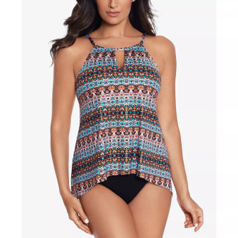 Nefertiti Printed Tankini Top & Bottoms