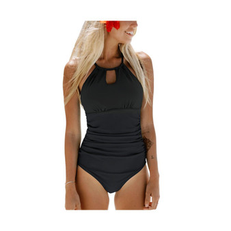 Women's One Piece Swimsuit High Neck Cutout Tummy Control Swimwear Bathing Suit