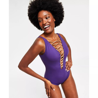 Women's Core-Lace-Down Mio One-Piece Swimsuit