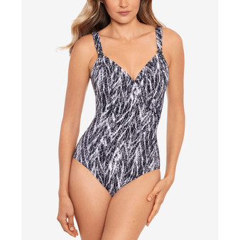Chevron Python Siren One-Piece Swimsuit