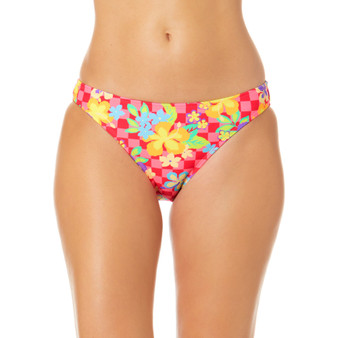 Juniors' Art Block Tropic Hipster Bikini Bottoms, Created for Macy's