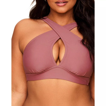 Demi Women's Plus-Size Swimwear Bra Top