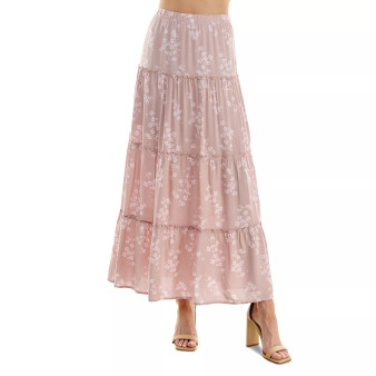 Juniors' Floral-Printed Maxi Skirt