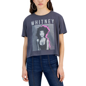 Juniors' Whitney Graphic Crop T-Shirt