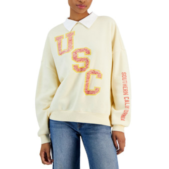 Juniors' USC Collared Sweatshirt