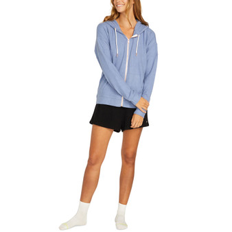 Juniors' Lil Zip Fleece Hoodie