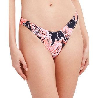 On Your Tracks Printed Scoop Bikini Bottoms