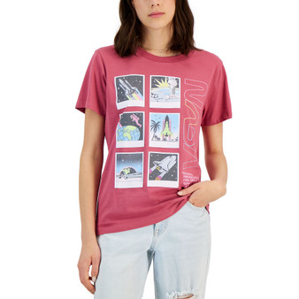 Juniors' NASA Graphic T-Shirt