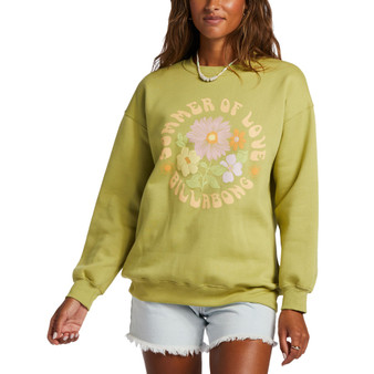 Juniors' Lovers Forever Oversized-Fit Graphic Sweatshirt