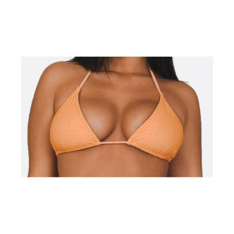 Tangerine Squeeze Women's Triangle Bikini Top