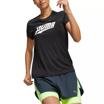 Women's Run Logo Crewneck Short-Sleeve T-Shirt