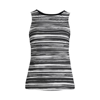 Women's D-Cup Chlorine Resistant High Neck UPF 50 Sun Protection Modest Tankini Swimsuit Top