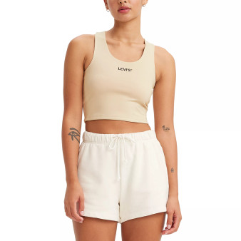 Women's Graphic Racerback Slim Fit Cropped Tank Top