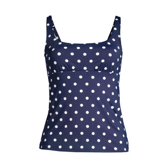 Women's DD-Cup   Tummy Control Square Neck Underwire Tankini Swimsuit Top