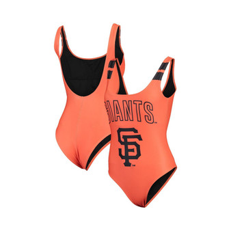 Women's Orange San Francisco Giants One-Piece Bathing Suit