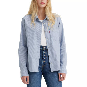 Women's Hemming Cotton Patch-Pocket Shirt