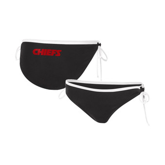 Women's Black Kansas City Chiefs Perfect Match Bikini Bottom