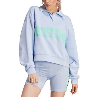 Women's French Terry Collared Sweatshirt