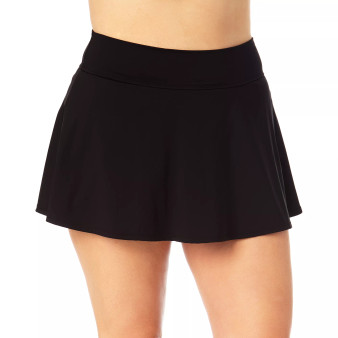Plus Size Banded Swim Skirt