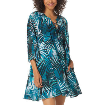 Women's Wonderlust Printed Dress Cover-Up