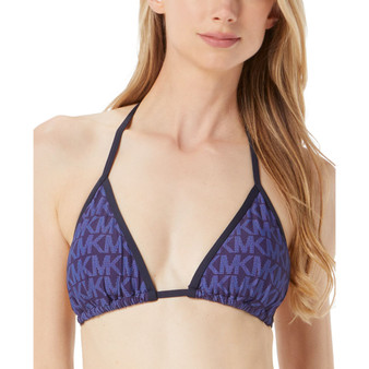 Women's Triangle Logo String Bikini Top
