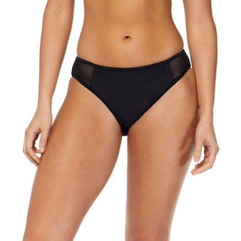 Women's Mesh-Side Hipster Bikini Bottoms