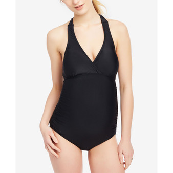 Beach Bump™ Smocked Waist Maternity One-Piece UPF 50+ Swimsuit