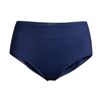 Women's Petite Tummy Control High Waisted Bikini Swim Bottoms