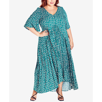 Plus Size Val Print Dress