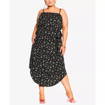 Trendy Plus Size Tamika Print Dress