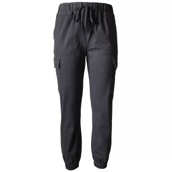 Juniors' High Waisted Pull On Utility Jogger Pants