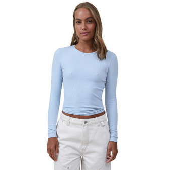 Women's The One Rib Crew Long Sleeve Top